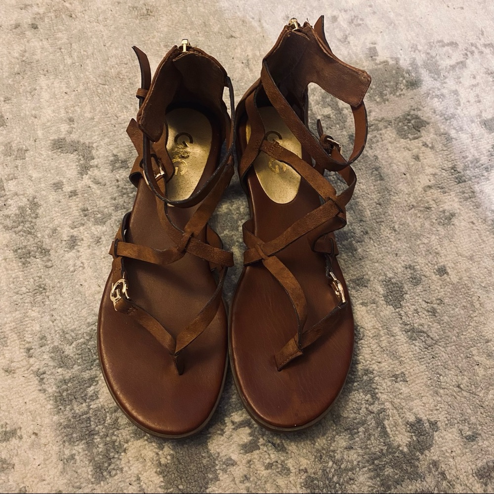 Brown Gladiator Sandals